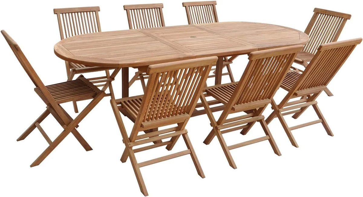 Salon de jardin et ensemble lounge — 8 Places, extensible