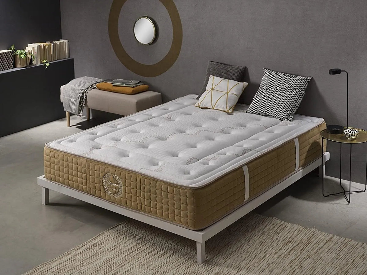 Matelas Ergonomique 90x200 cm à Mémoire de Forme - Soutien Ferme, Épaisseur 30 cm, 11 Zones de Confort