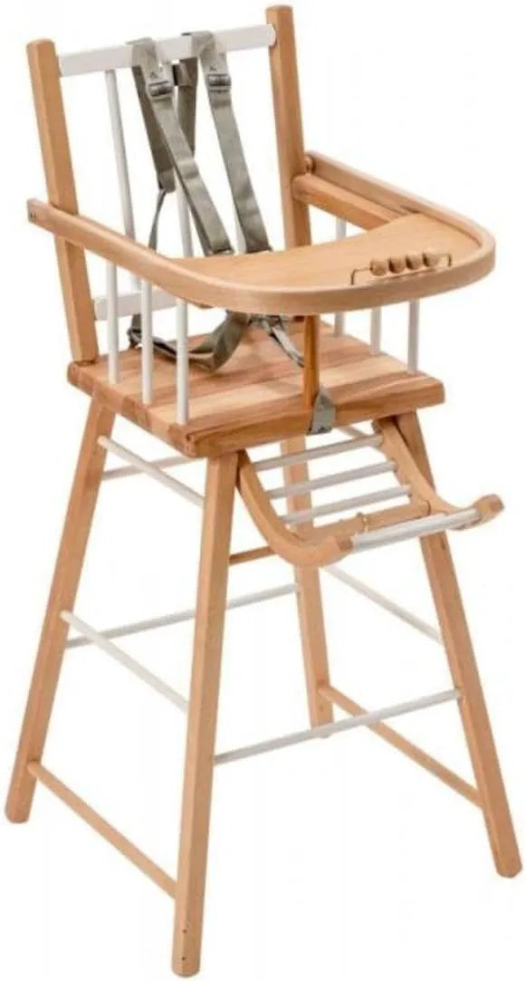 Chaise Haute Bébé Imbattable Blanc Moderne