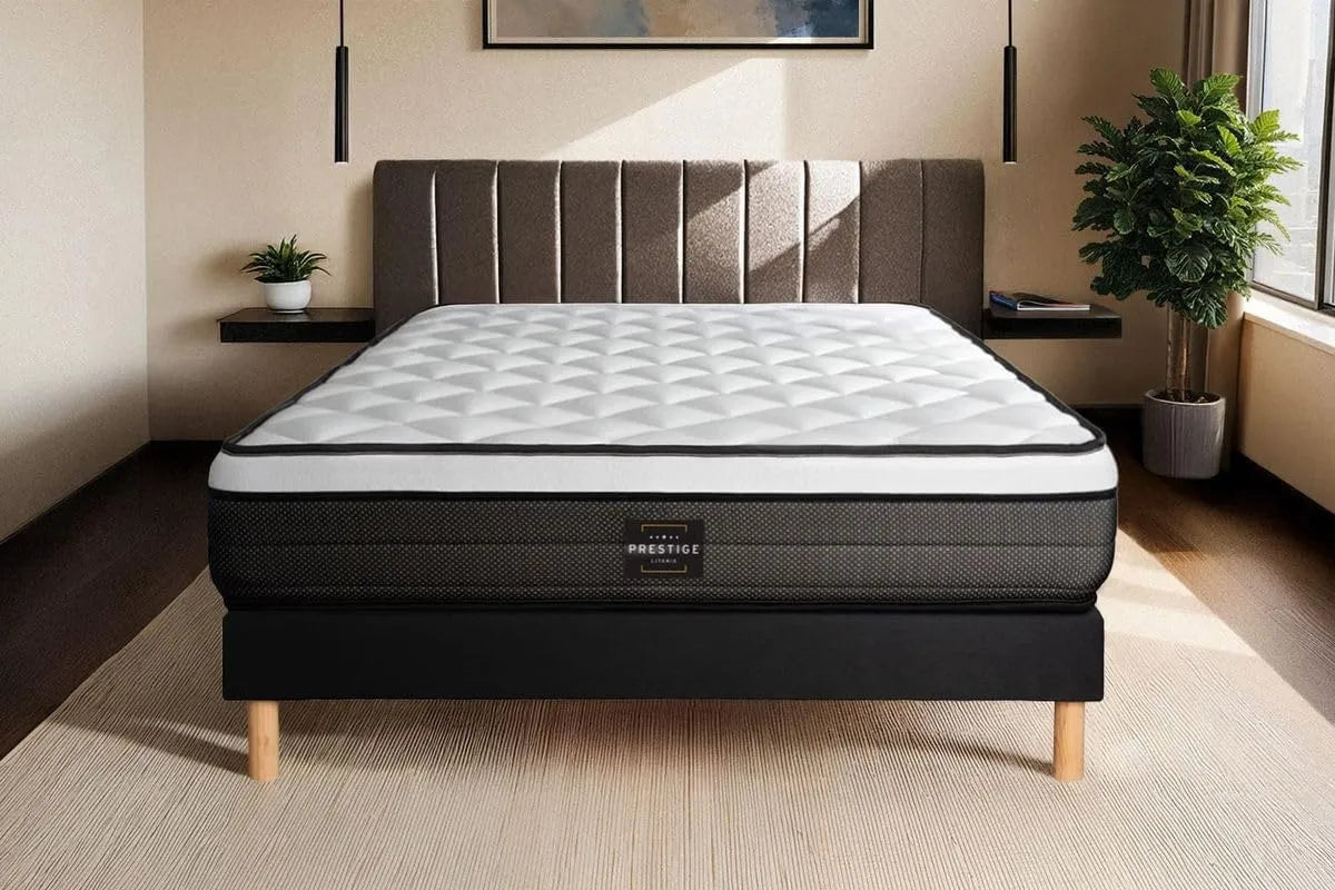 Matelas 160x200 à Ressorts Ensachés avec Mémoire de Forme, Confort Équilibré 5 Zones, Épaisseur 26 cm