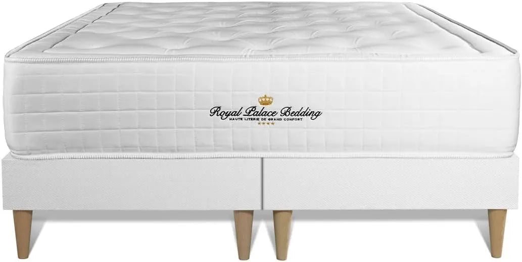 Ensemble de Literie de Luxe à Mémoire de Forme Buckingham 180x200 avec Sommier Double | Épaisseur 30 cm | Confort Équilibré