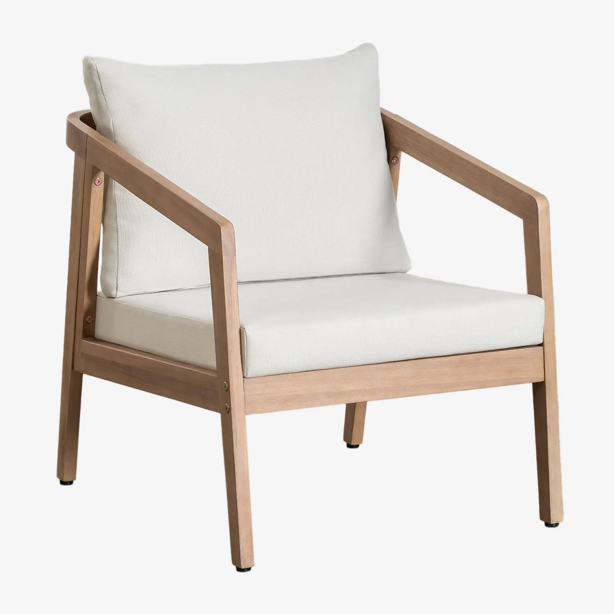 Fauteuil Kaela en Bois d'Acacia Marron - SKLUM