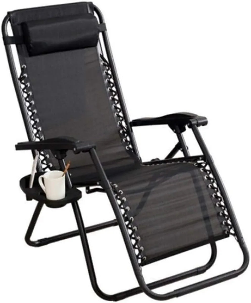 Chaise Longue de Jardin Réglable et Pliante de Luxe pour Bureau et Plage