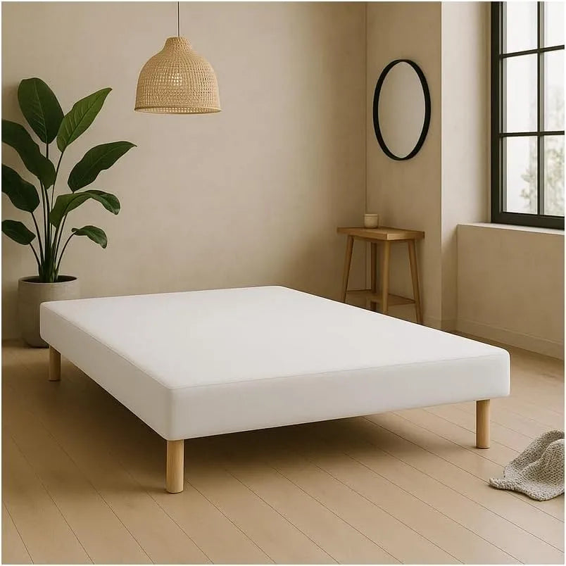 TAPISSIER Blanc 120x190 cm — 120 × 190 cm, revêtement en tissu