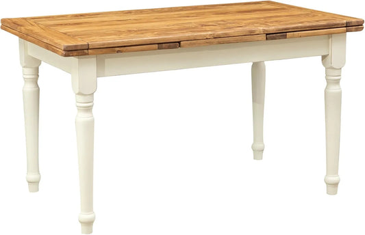 Table à Manger Extensible en Bois Massif 140x80x80 cm - Fabrication Italienne