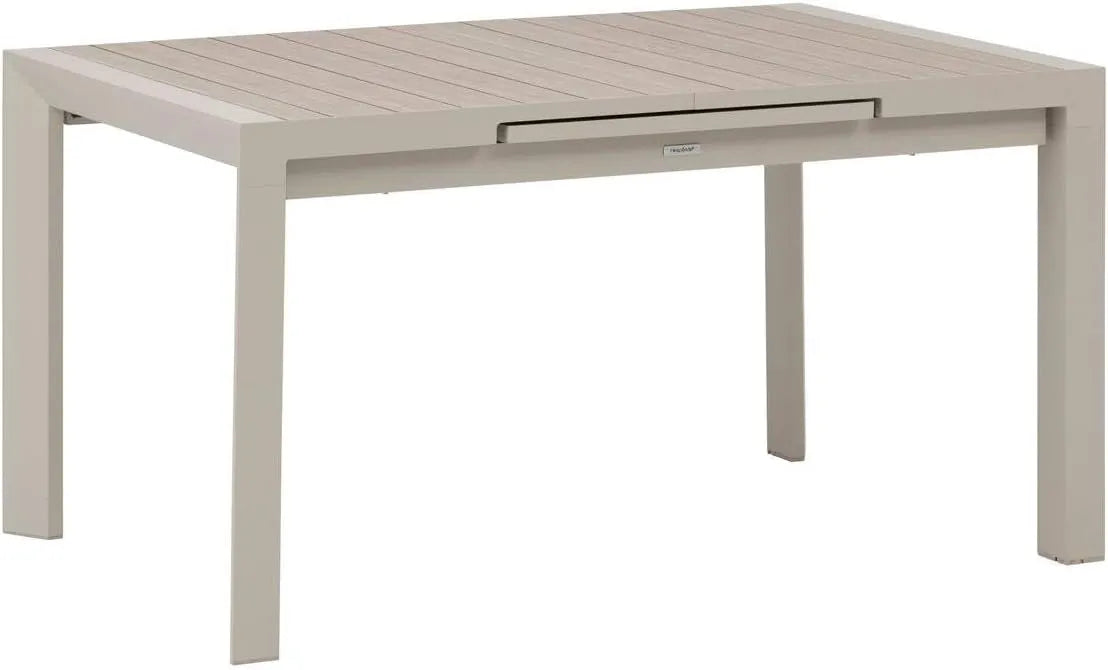 Table de Jardin Extensible 8 Places Bois et Aluminium Hespéride