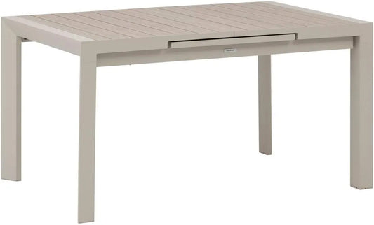 Table de Jardin Extensible 8 Places Bois et Aluminium Hespéride