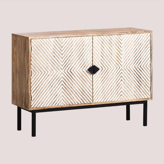 Buffet en Bois de Manguier Alembe - Finition Naturelle