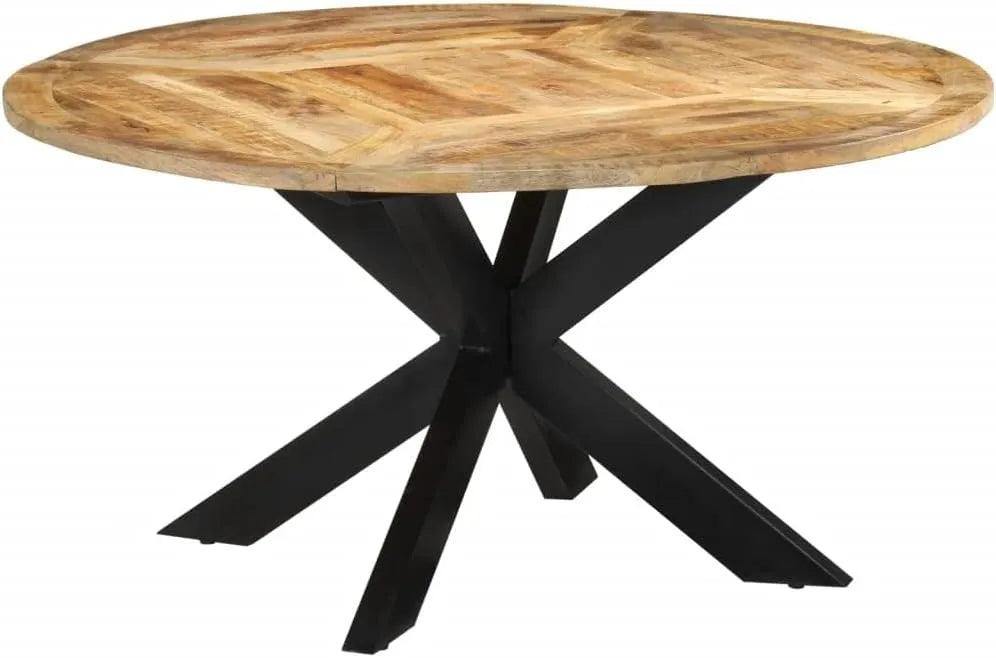Table de Salle à Manger en Bois de Manguier Massif 150x76 cm - Brun