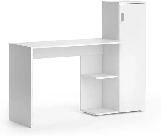 Bureau Vicco Ritz Blanc, Grand Format 141 x 45 cm