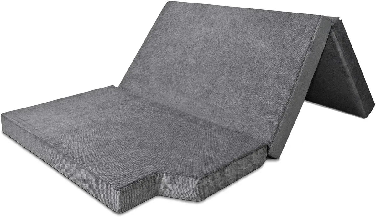 Matelas Pliant Confortable pour Volkswagen California T5/T6 - 200x115x10 cm - Gris Anthracite
