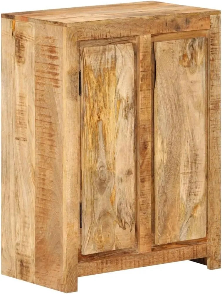 Buffet en Bois de Manguier Massif 55x33x75 cm avec Rangements