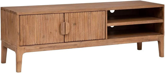 Atmosphera - Buffet TV en Bois d'Acacia avec 2 Portes