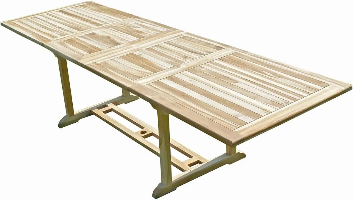 Grande Table de Jardin en Teck pour 10 à 12 Personnes