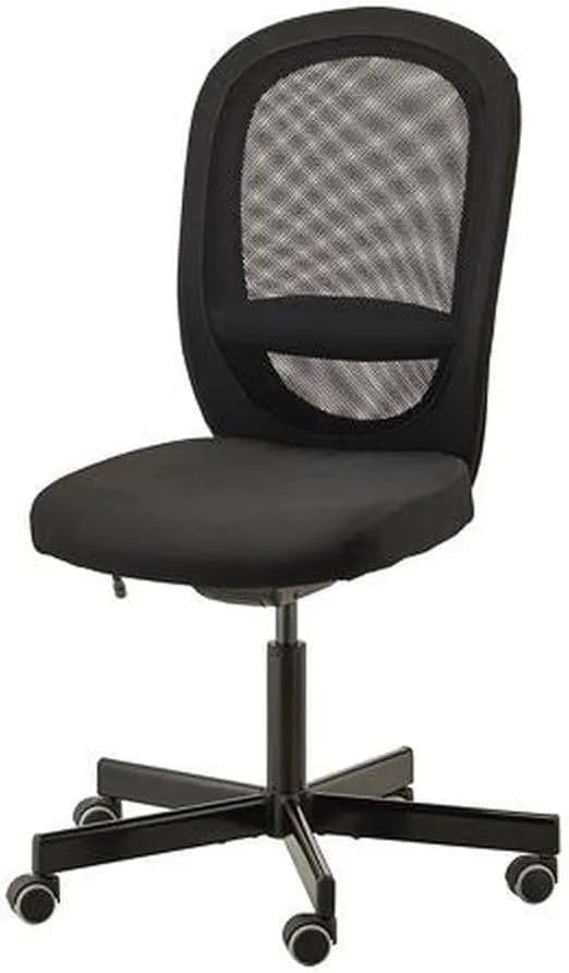 Chaise de Bureau Pivotante Réglable Noir - Ikea FLINTAN