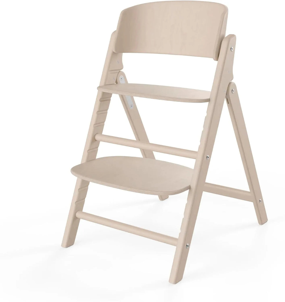 CYBEX Gold Chaise Haute Évolutive CLICK & FOLD, de la Naissance à 99 Ans, Bois de Hêtre, Light Natural
