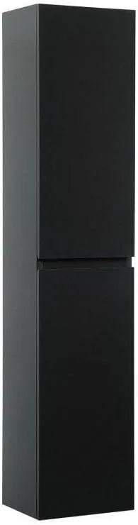 Armoire Murale de Salle de Bain Sorrento Noir 140cm - MOB-IN