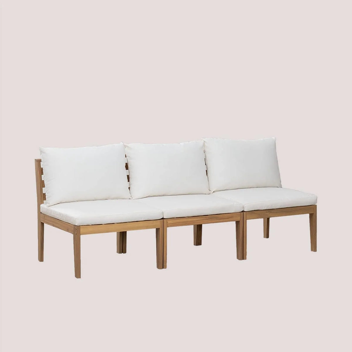 Ensemble Lounge de Jardin 3 Pièces en Bois d'Acacia - Filips par SKLUM