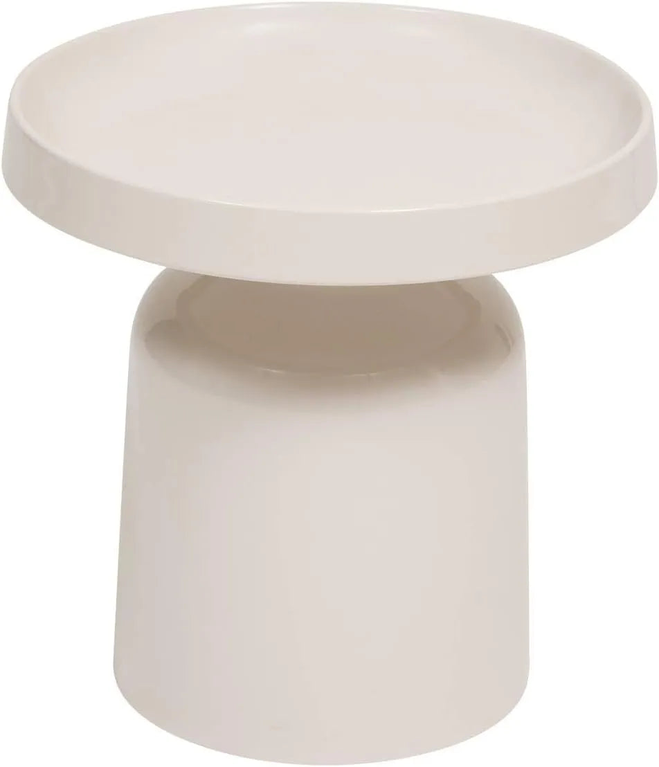 Atmosphera - Table d'Appoint en Argile, Design Moderne, 43 x 43 cm