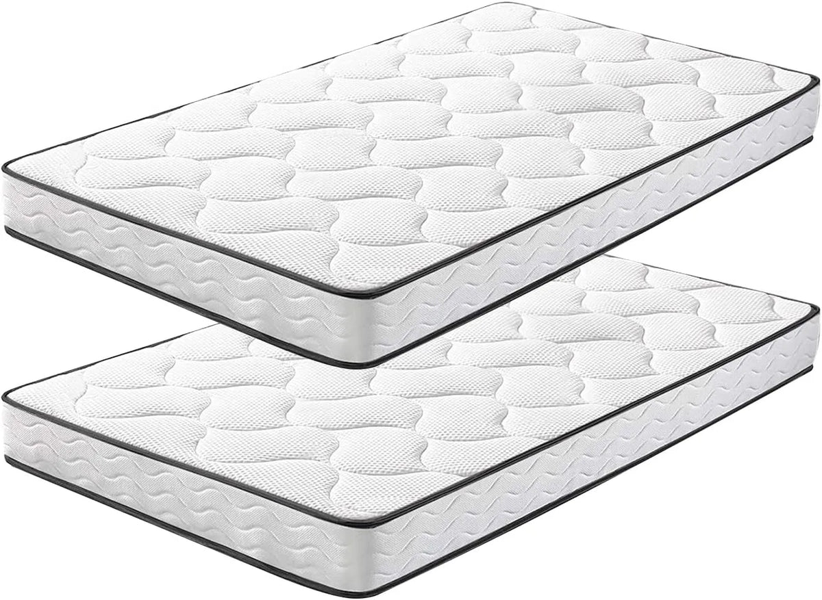 IZTOSS Ensemble de 2 Matelas 90x200 cm à Mémoire de Forme, Confort Luxe pour Adultes et Enfants, Épaisseur 15 cm