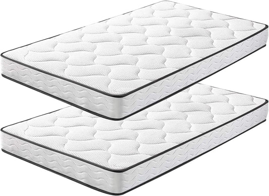 IZTOSS Ensemble de 2 Matelas 90x200 cm à Mémoire de Forme, Confort Luxe pour Adultes et Enfants, Épaisseur 15 cm