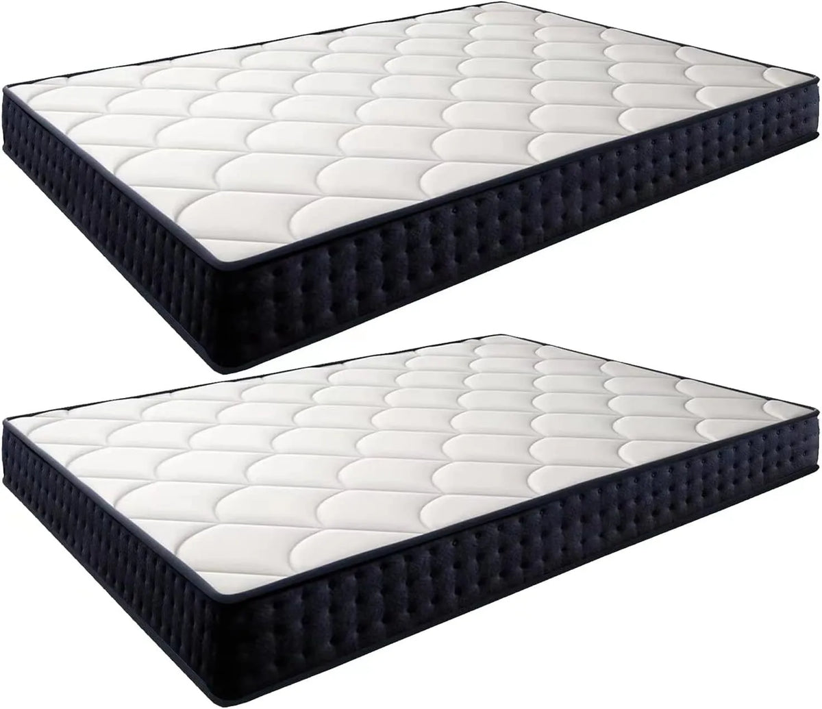 IZTOSS Matelas Orthopédique 11 Zones, 15 cm Épaisseur, Lot de 2 (90x190)