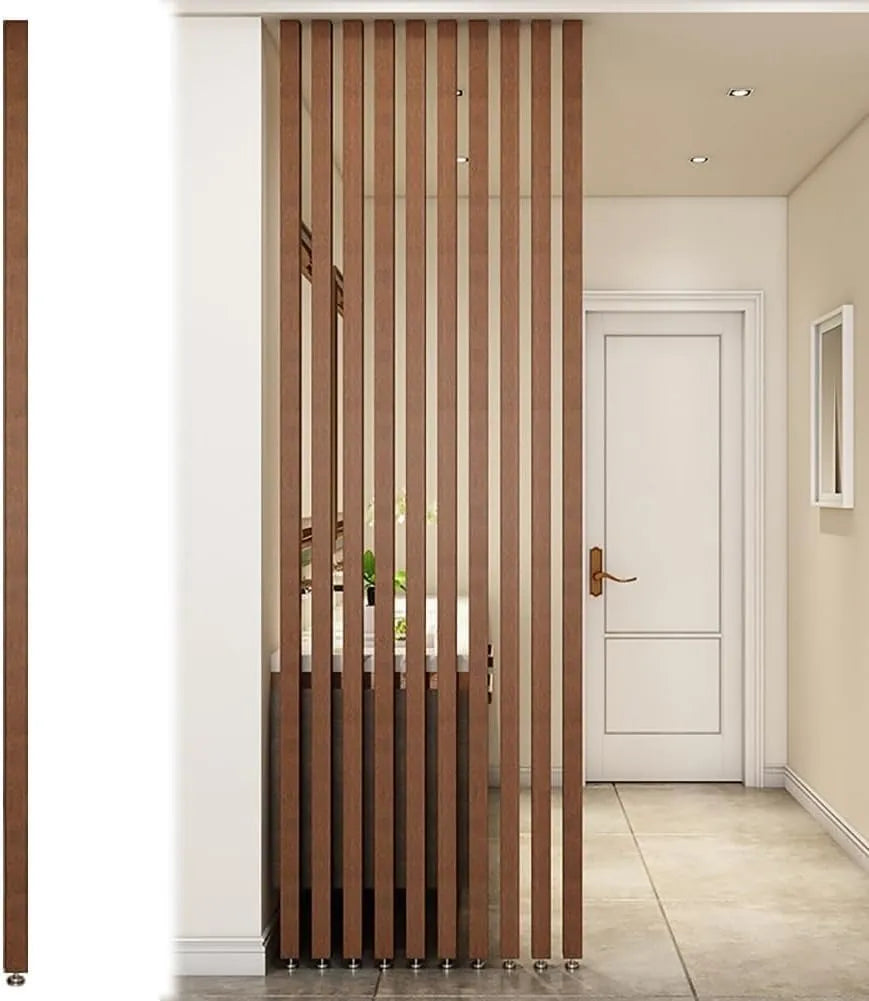 Cloison en bois massif pour chambre, 135 cm, barre verticale, installation facile