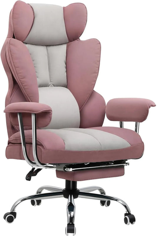 Chaise de Jeu Ergonomique GTPLAYER avec Repose-Pieds Rétractable