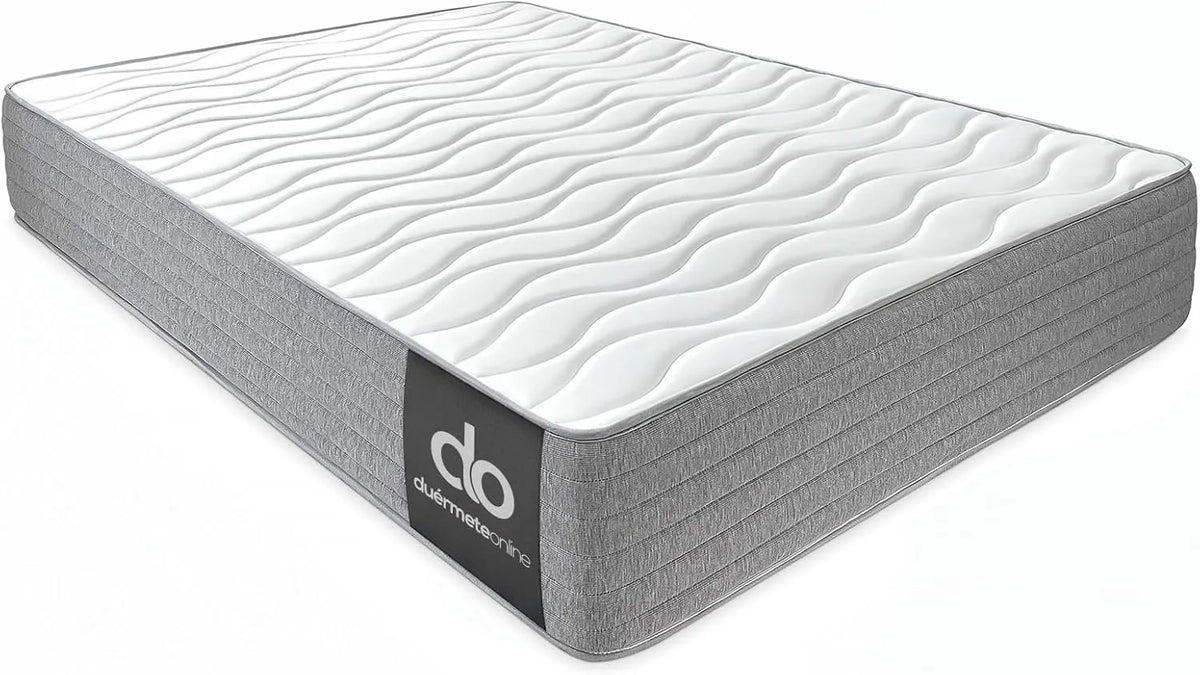Matelas Frida 135 x 190 cm Viscoélastique, Ergonomique et Respirant, Double Face Hiver/Été, 30 cm d'Épaisseur