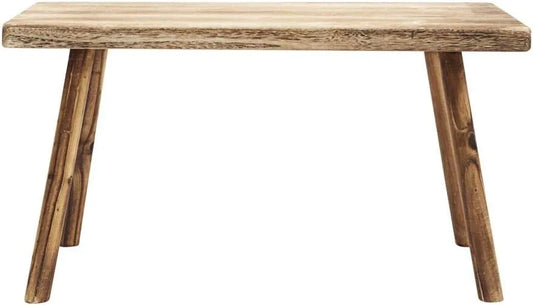 Table Basse Naturelle en Bois, 81 x 38 x 43 cm