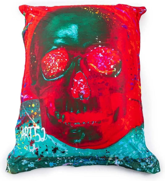 Pouf Géant Confortable ART52® en Rouge Élégant