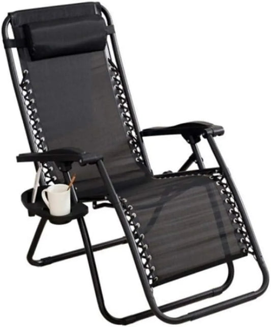 Chaise Longue de Jardin Réglable et Pliante de Luxe pour Bureau et Plage