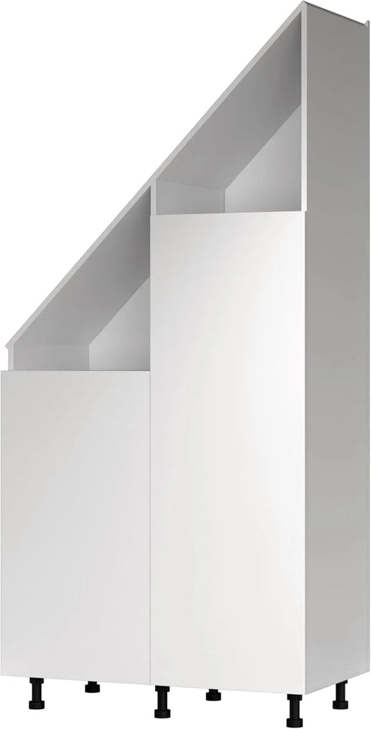 Armoire de rangement: Blanche, montage mural