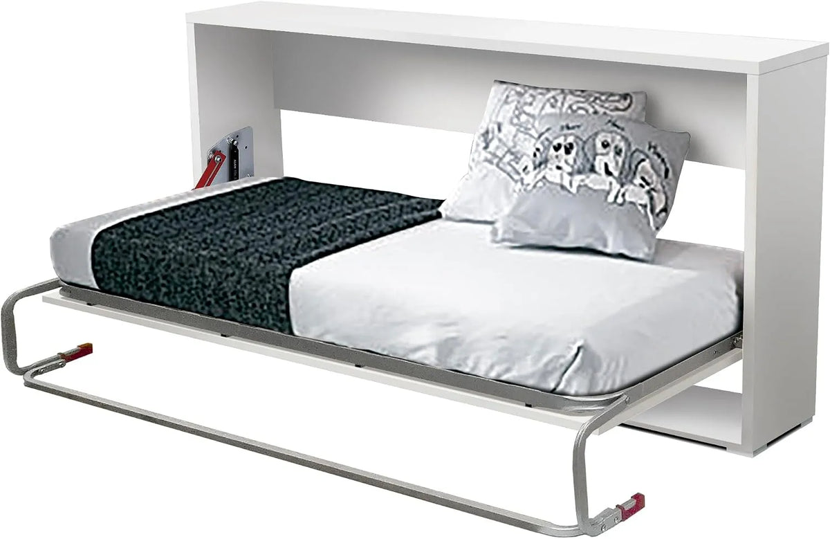 Design Compact et Fonctionnel: format compact, 90 × 190 cm, 203, 8 × 36 × 107 cm, blanc