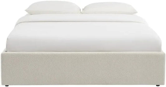 Chenil pour chien – en chenille, revêtement en tissu, 160 × 200, beige